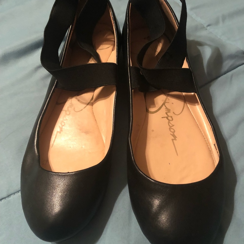Jessica Simpson strapped ballet flat size 9